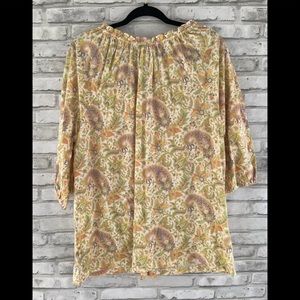 Lauren Ralph Lauren Paisley Blouse Size 2X NWT